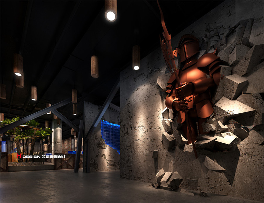 广东漫海岸网咖设计案例-2