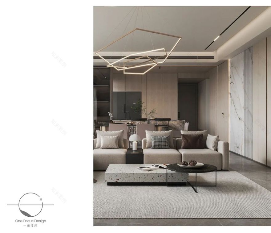 深圳新婚夫妇大平层现代轻奢家居设计丨中国深圳丨一度经纬-0