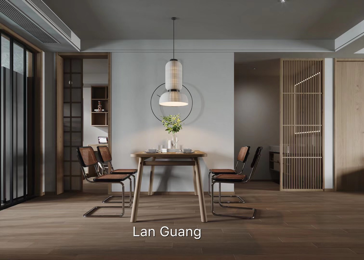 暖阳倾洒，光影交织的温馨住宅-3