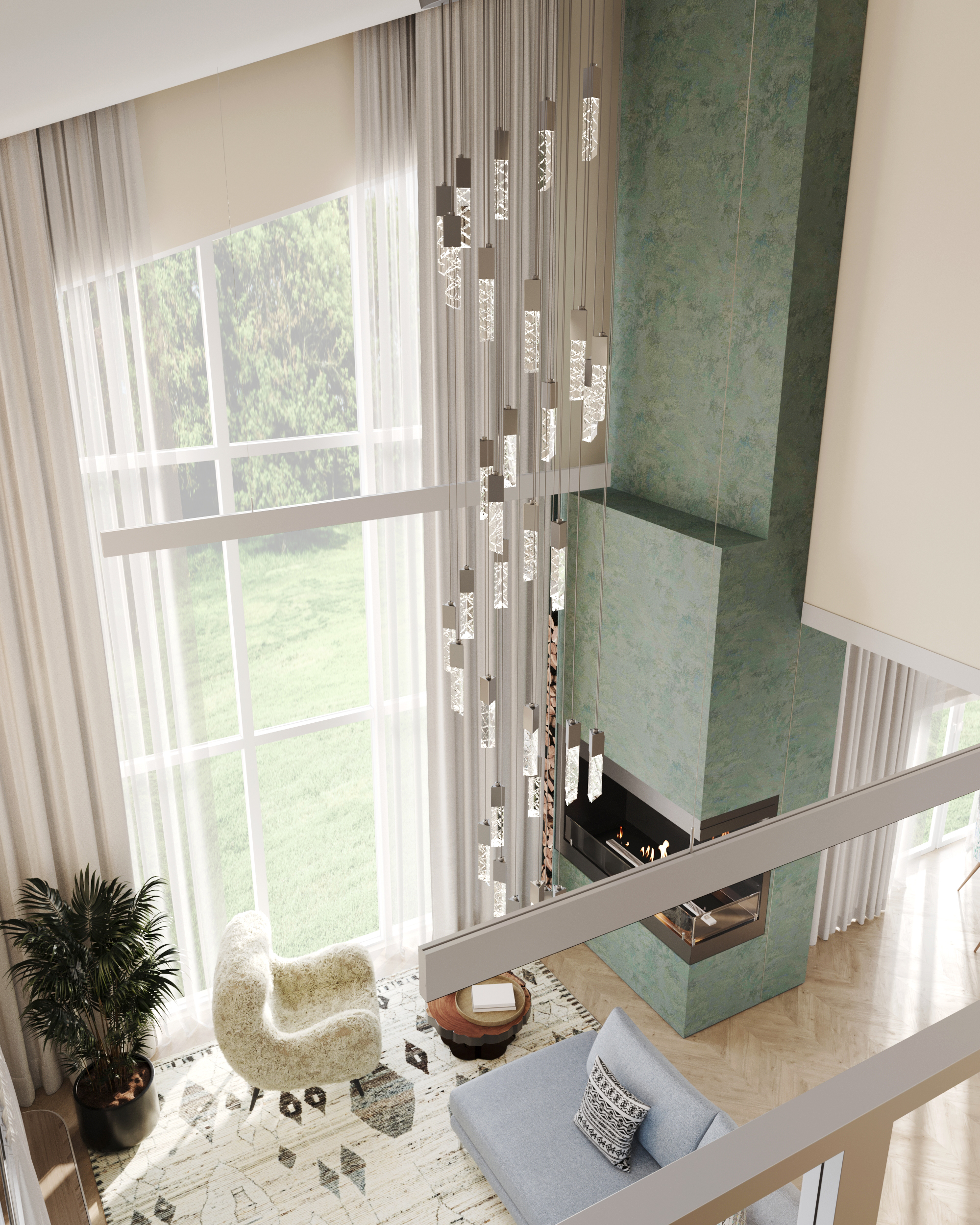 Kitchen | Living Room | Кухня | Гостиная-13