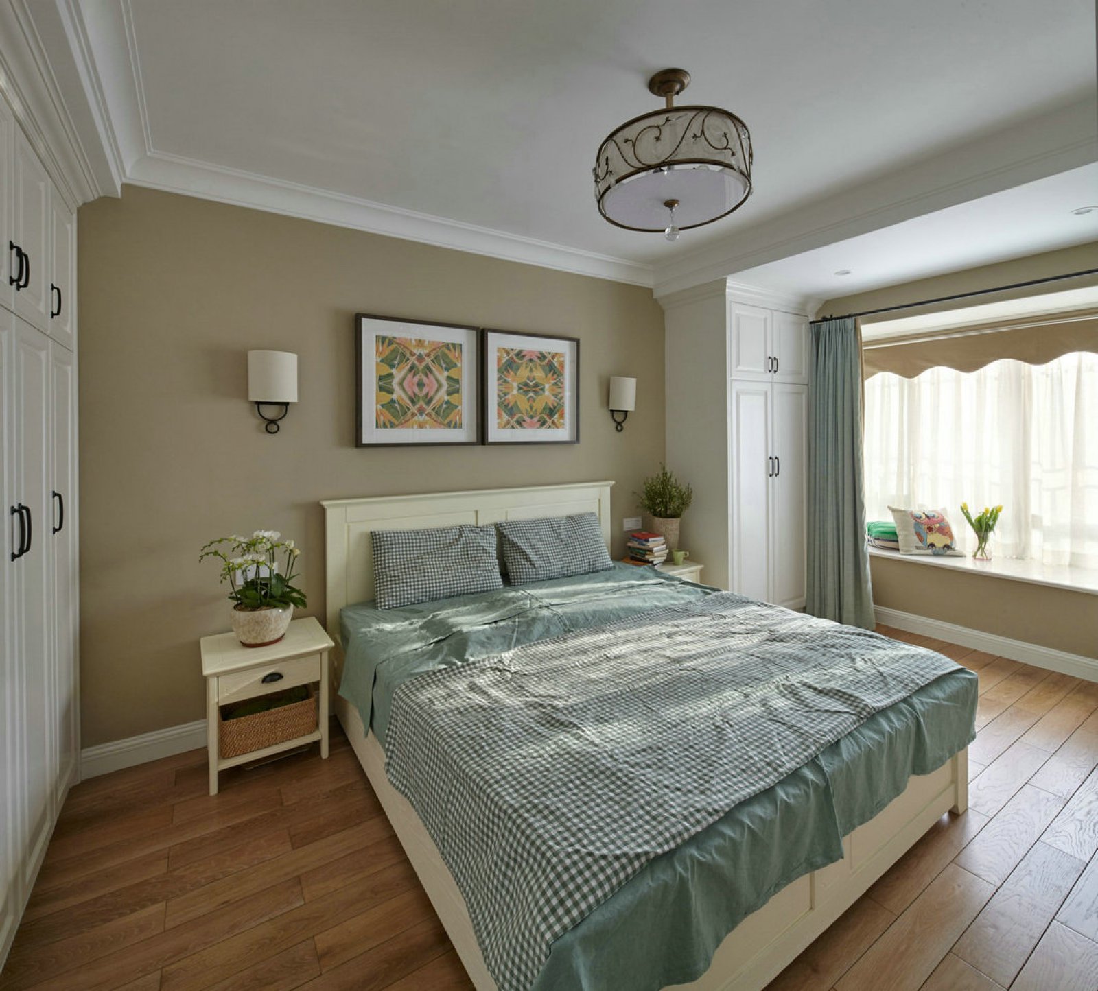 强收纳小户型，老宅变身美式新居-8