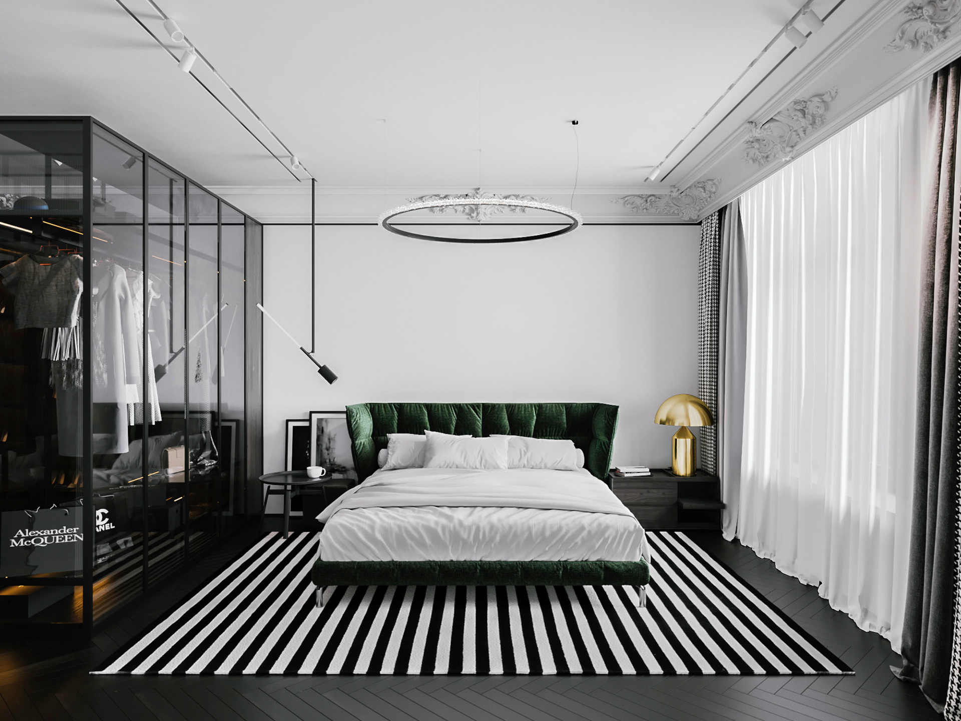 136平 欧式元素 点缀的现代空间-23