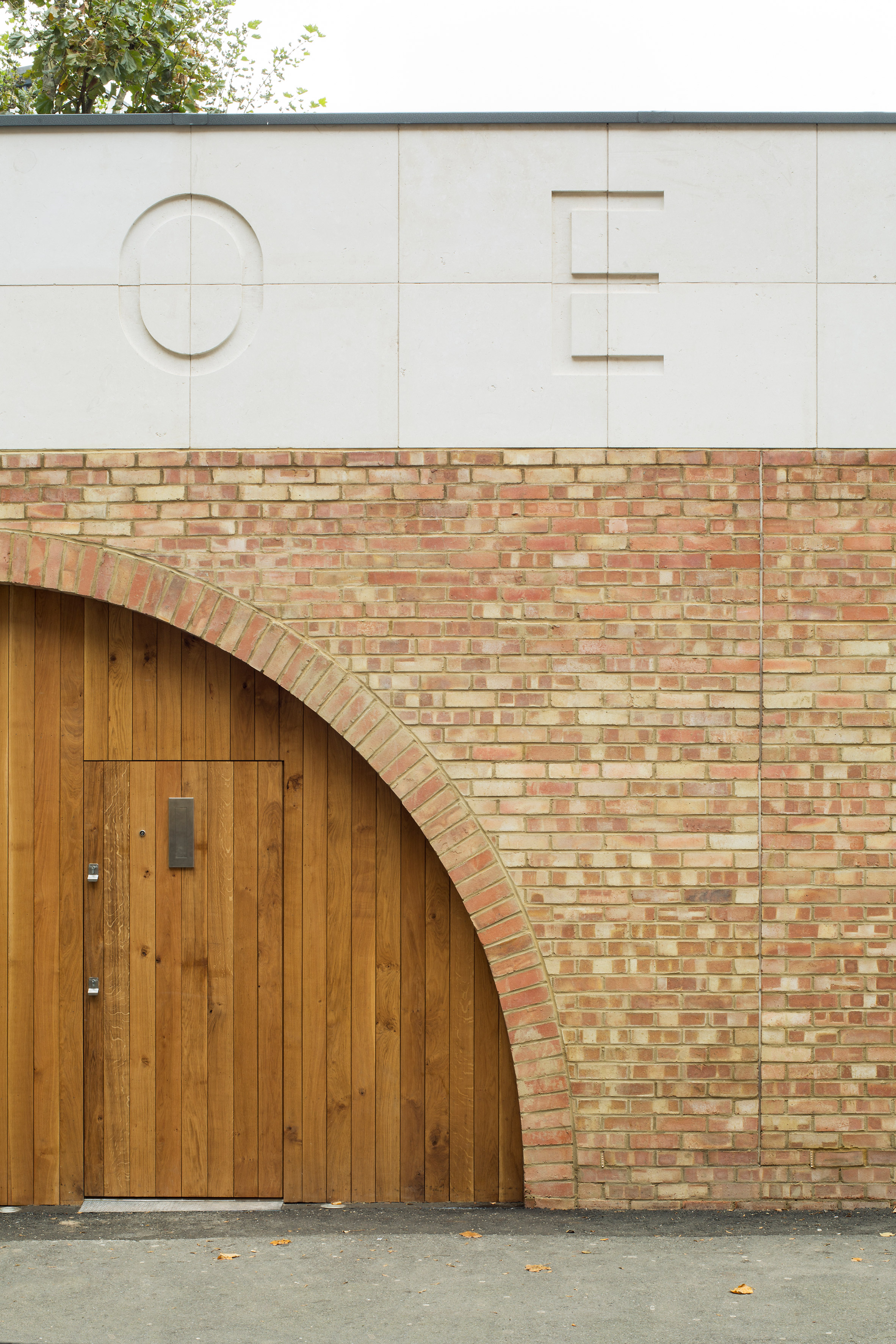 Office Sian adds brick and limestone building to London community garden-8