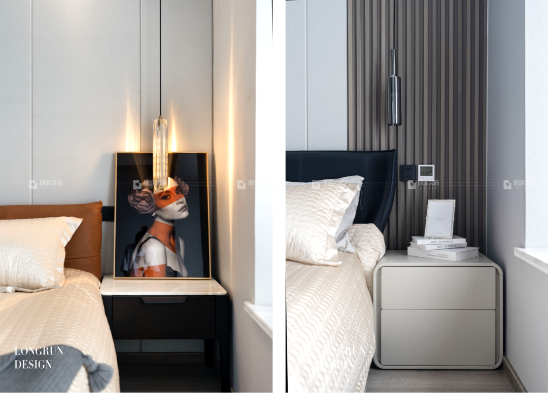 融创·玖棠府 190㎡现代轻奢风格家居设计丨中国成都丨朗润装饰轻奢设计五部-17