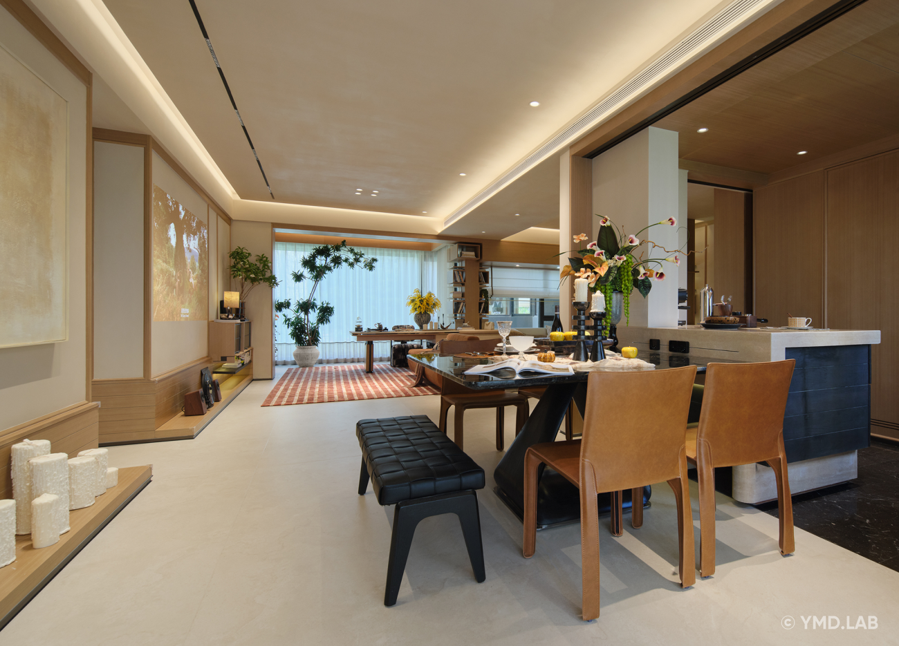 岳蒙设计 | 粤东润溪花园样板间-13