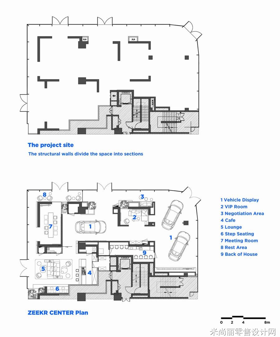 新能源汽车ZEEKR展厅设计，融合古城魅力与现代科技 - 米尚丽零售设计网 MISUNLY- 美好品牌店铺空间发现者-18