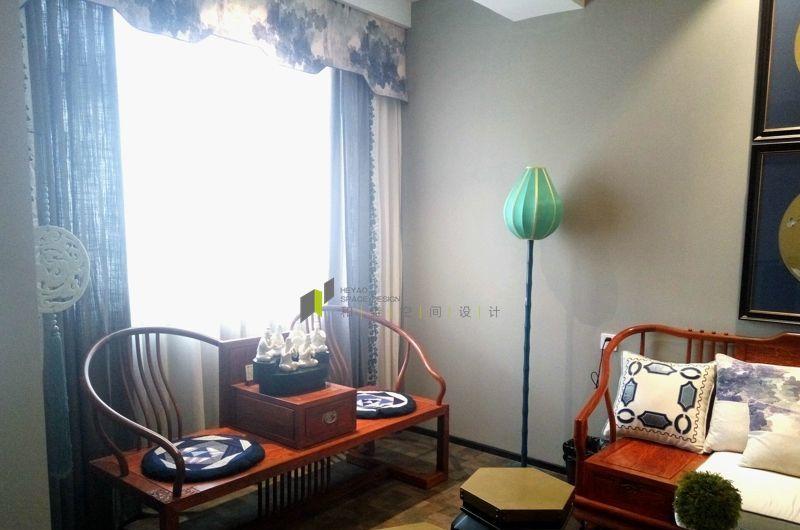 观祉空禅——新中式风格会客室设计-3