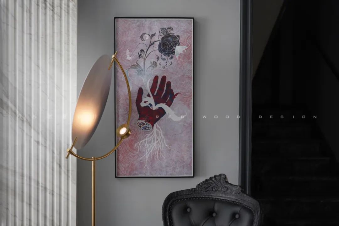 红杉创意设计 | 西安 360㎡现代家居，巧妙融合多种文化元素-34