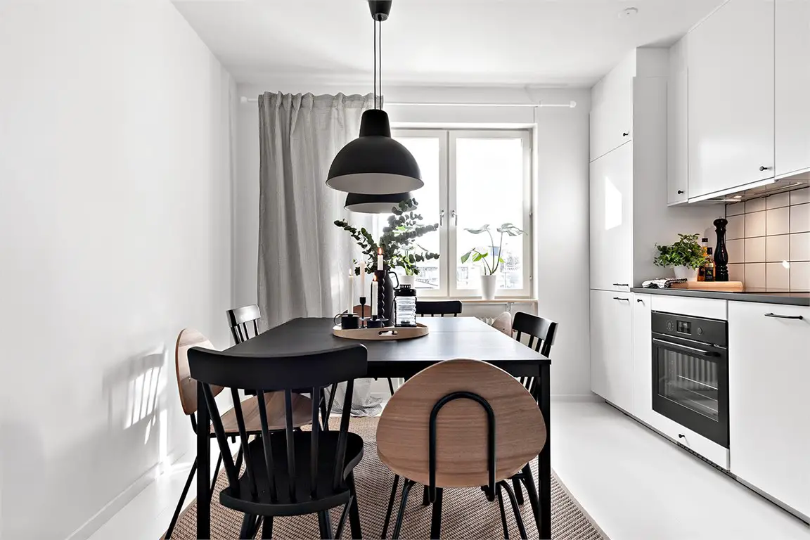 小空间大变身 | 瑞典清新风格公寓的装饰秘密-7