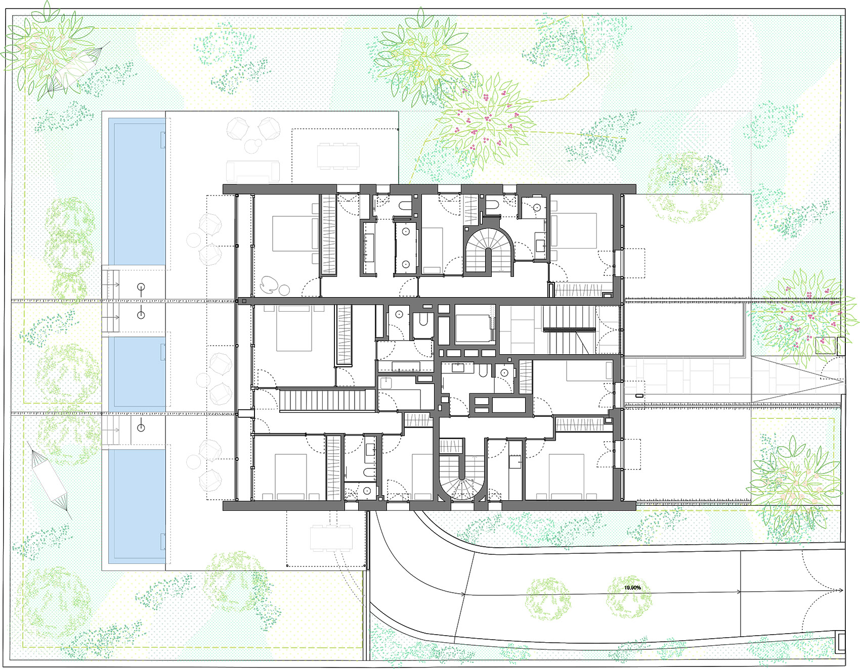 Paral·lel 公寓大楼丨西班牙巴塞罗那丨OHLAB-57