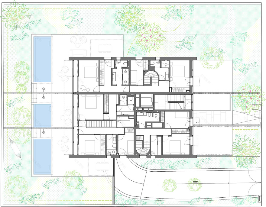Paral·lel 公寓大楼丨西班牙巴塞罗那丨OHLAB-57