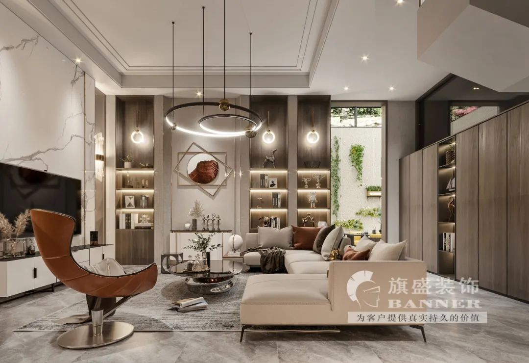 龙湖源著 · 现代复式空间设计丨旗盛-14