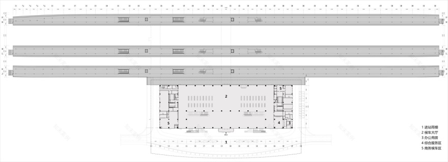 新建湖州至杭州西至杭黄高铁连接线湖州东站站房及相关工程丨中国湖州丨中南建筑设计院股份有限公司-34