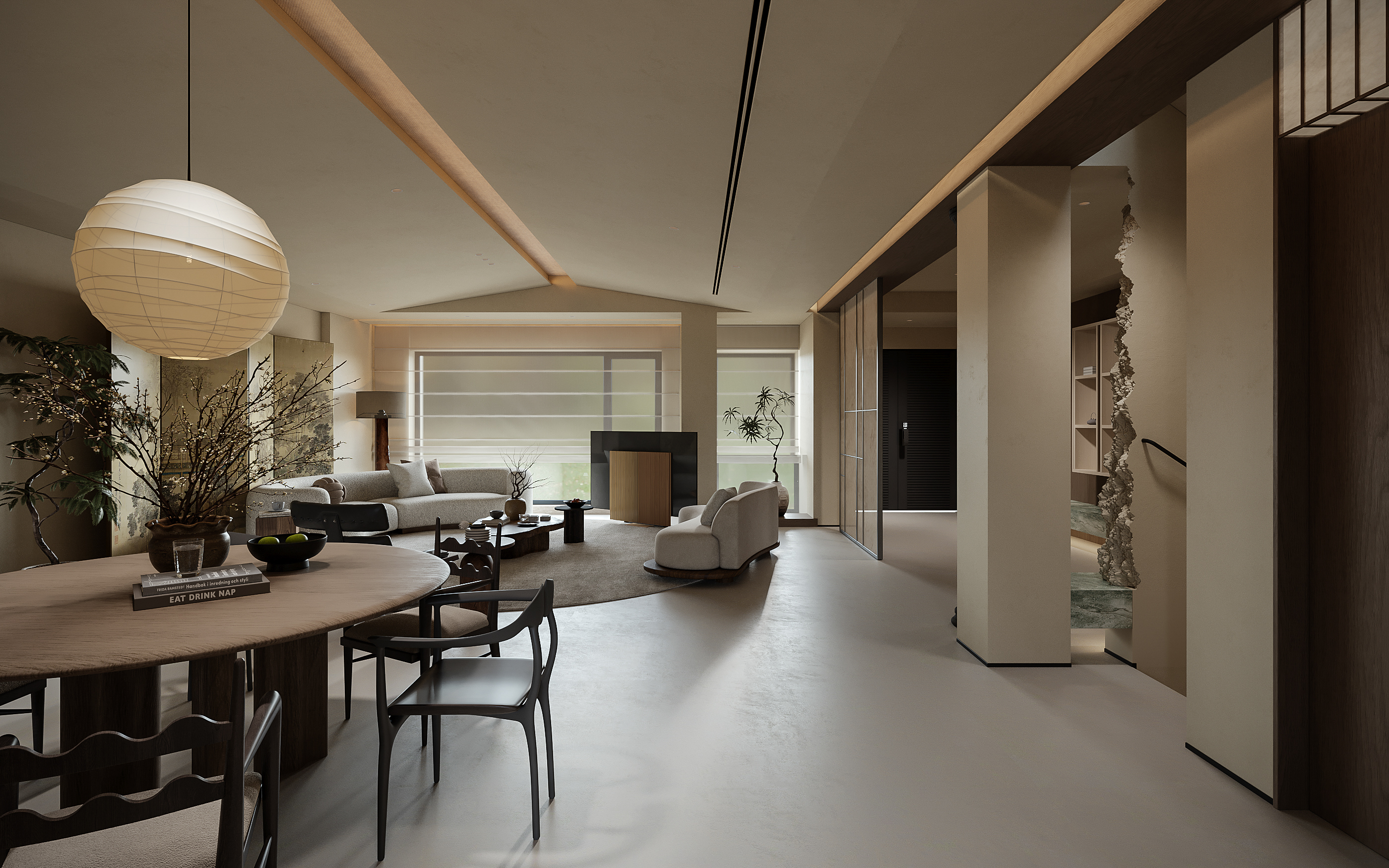 现代混搭风格效果图表现-5