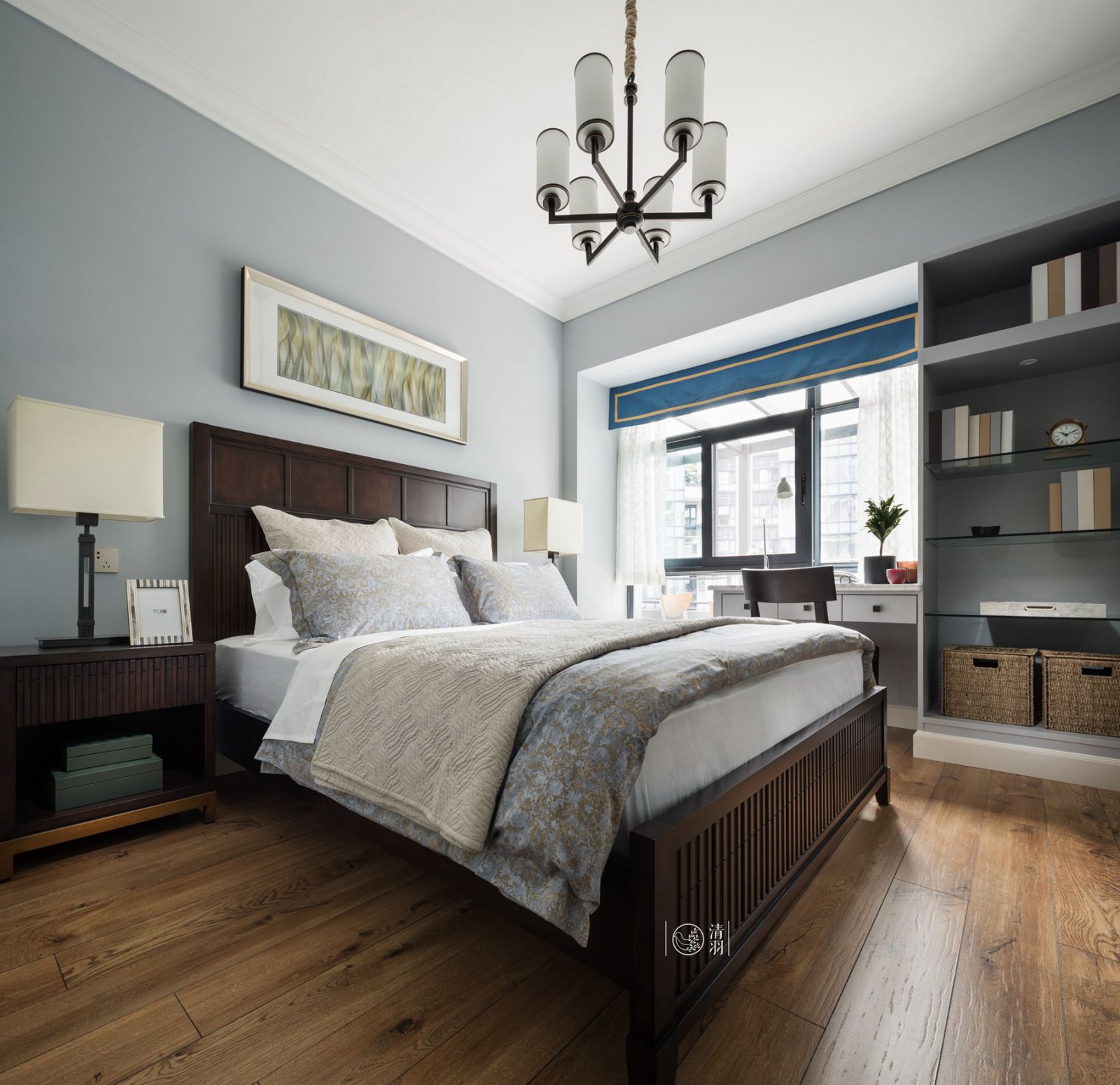 平层丨暗香疏影·成都177㎡美式住宅  清羽设计-29