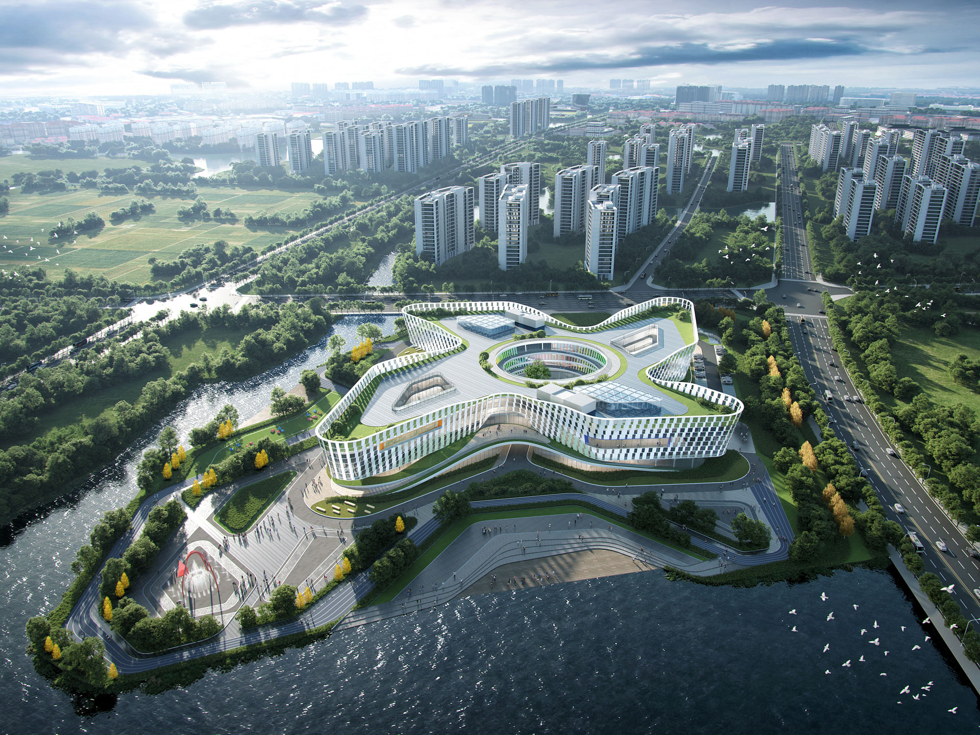 浙江平湖儿童青少年中心丨中国嘉兴丨零壹城市建筑事务所-19