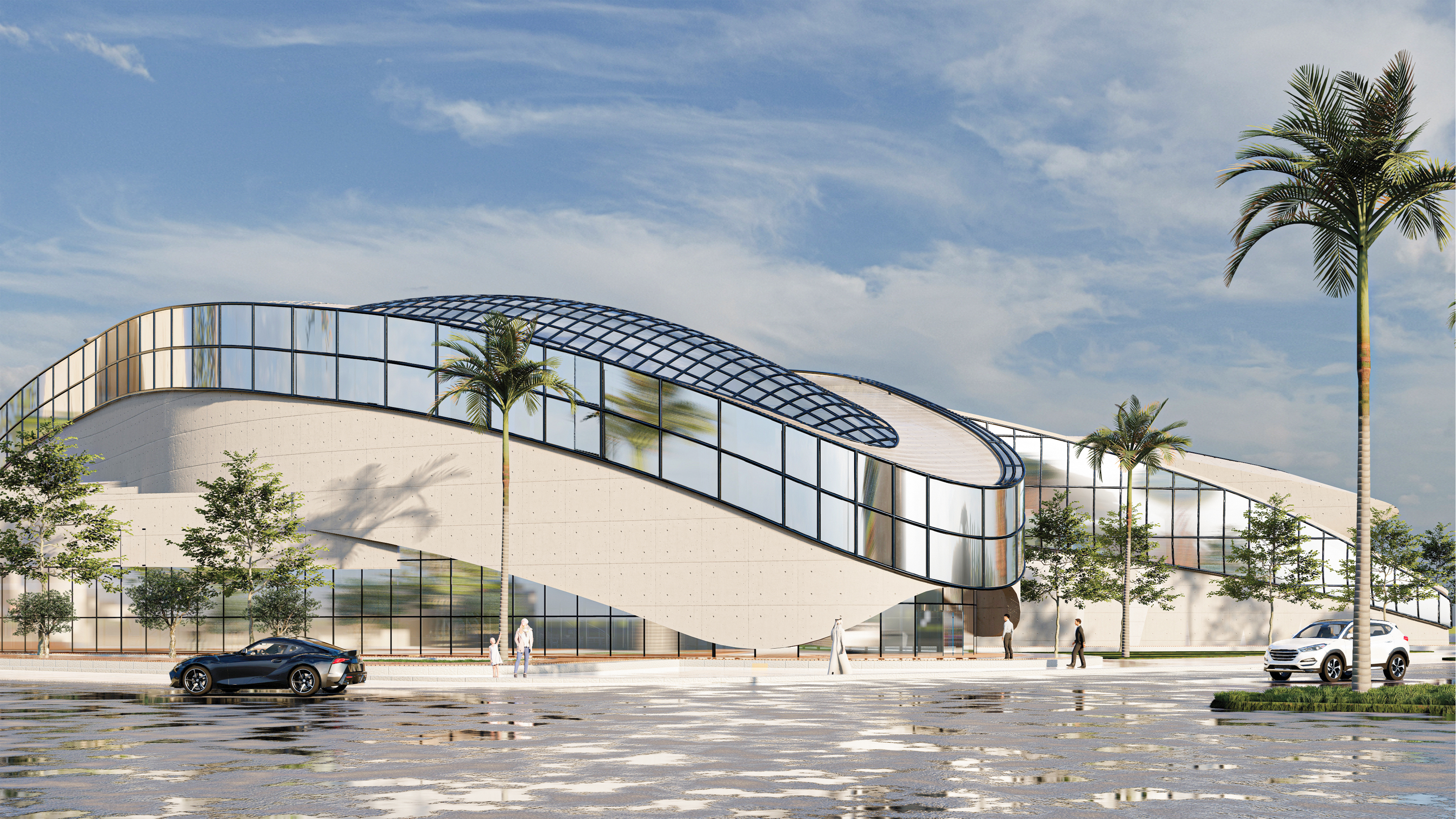 新开罗城市社区站丨埃及开罗丨开罗大学工程学院建筑系-7