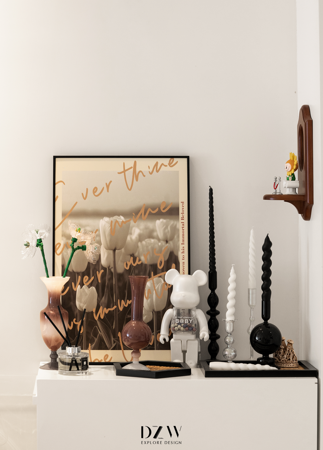 弧形拱门,波浪墙面新居设计-16