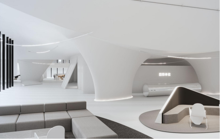 深白 · 国际单位办公楼室内设计丨象蝶设计-7