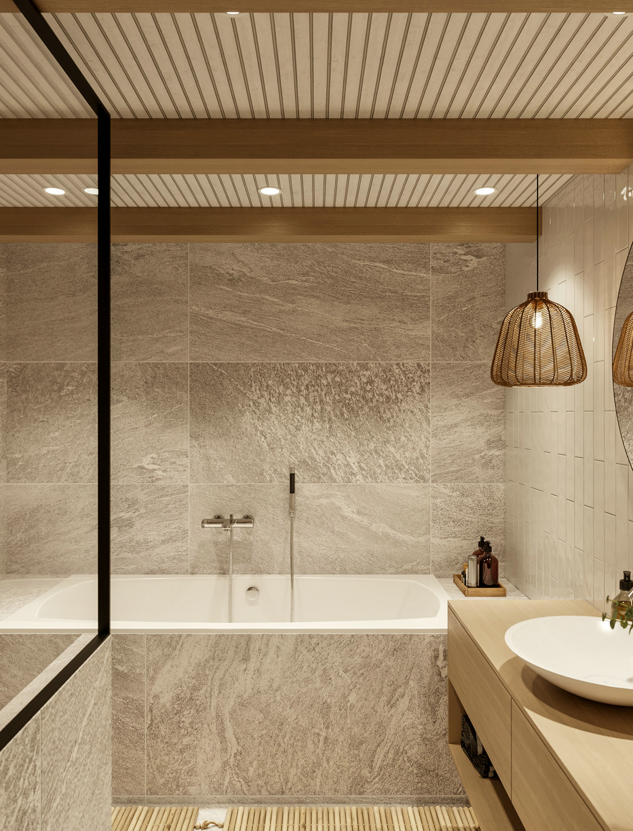 原木风公寓设计 用自然元素打造温暖舒适的空间-18