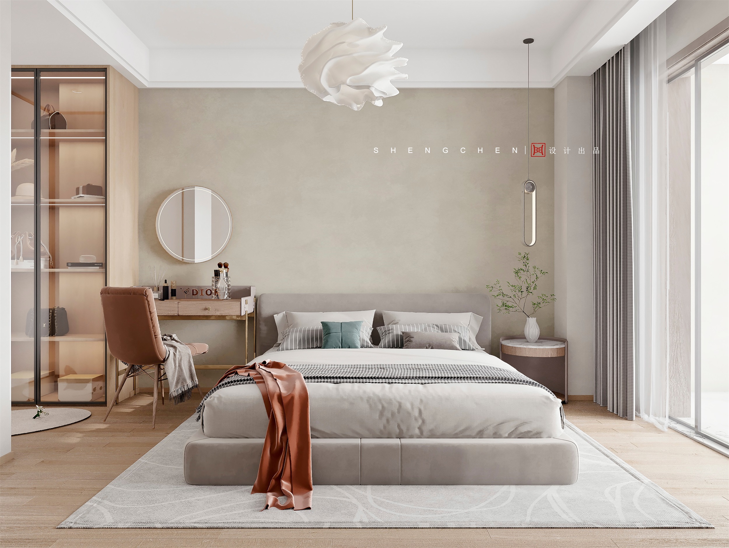 日式平层简约主义设计典范丨盛宸设计-7