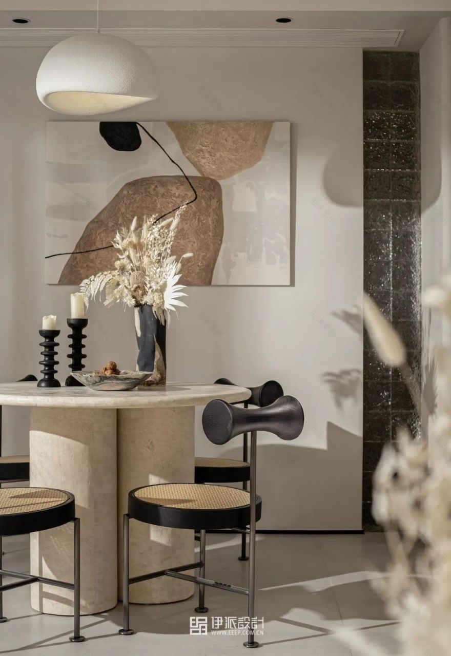 湖上云庭奶油系侘寂风样板间丨中国嘉兴丨深圳市伊派室内设计有限公司-30