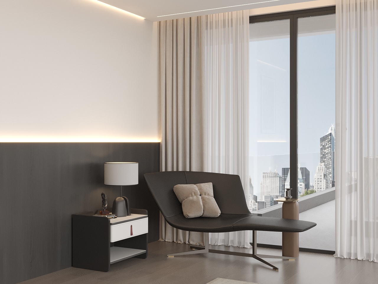 家装高端设计效果图-16