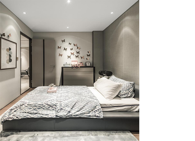 弘德西街二期住宅B户型样板间  直上设计-9