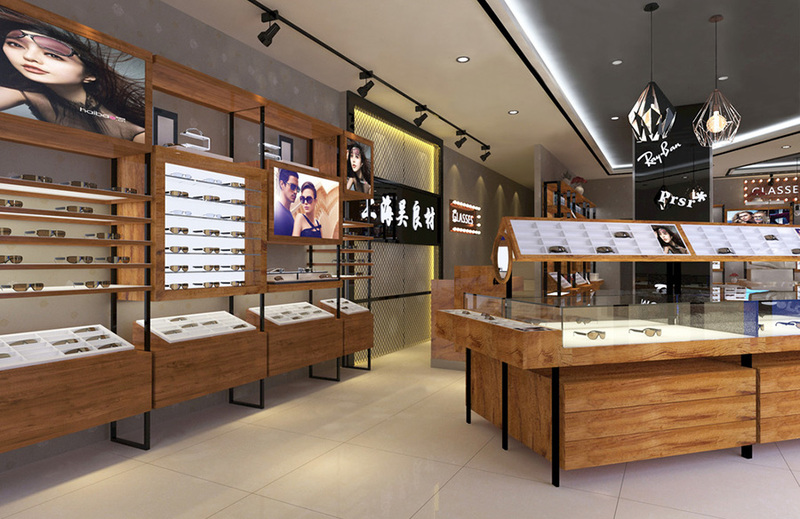 眼镜店室内设计案例效果图-11