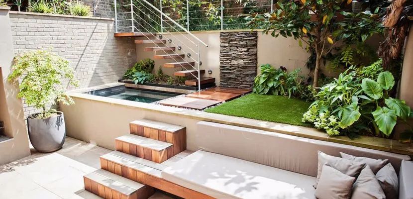 诗画般的庭院卡座设计-15