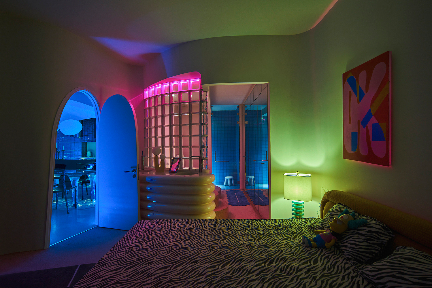 色彩斑斓的孟菲斯loft公寓丨法国巴黎丨Zyva Studio-71