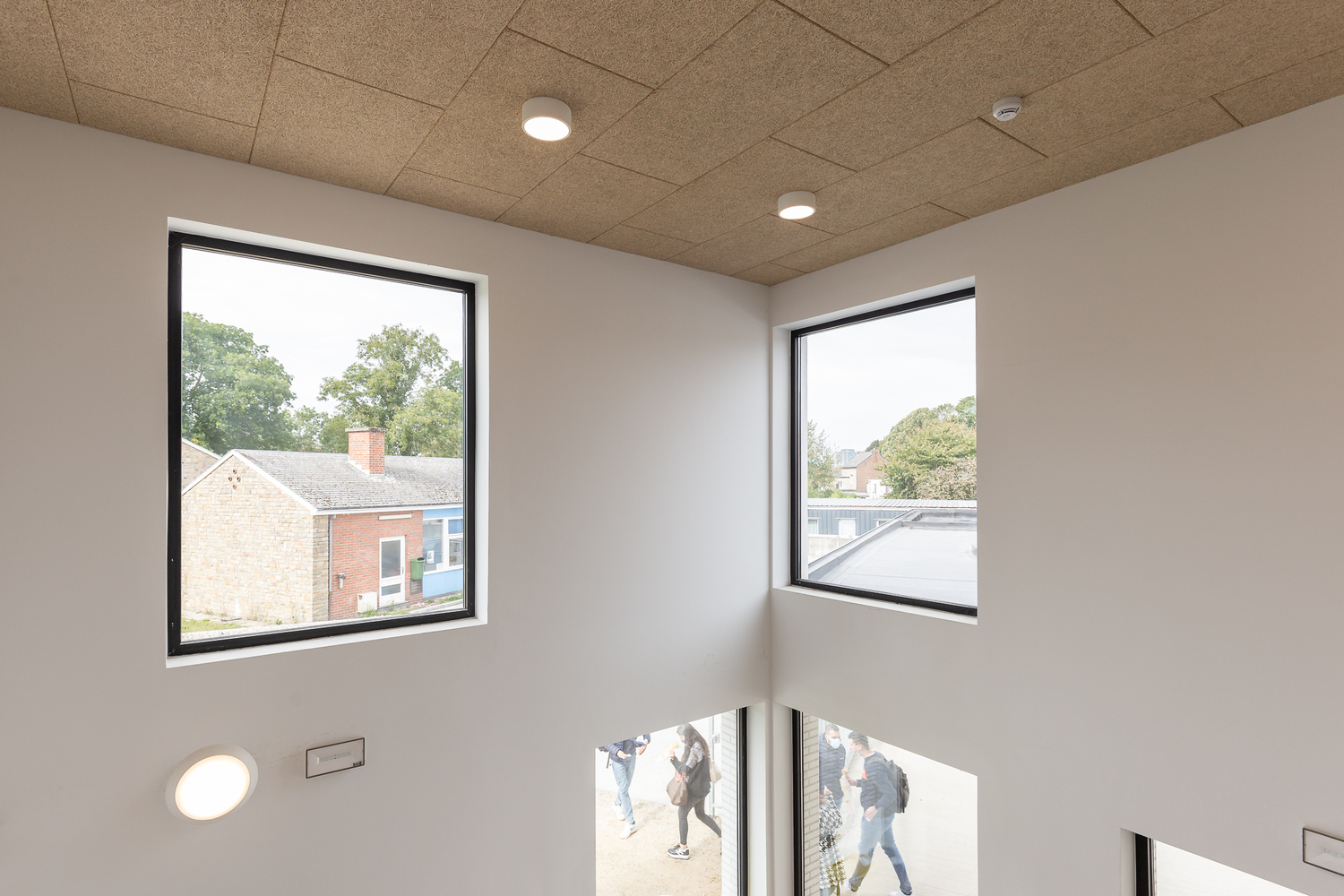 Marcinelle II School · 绿色校园的边界之美丨比利时丨LT2A,OPEN ARCHITECTES-32