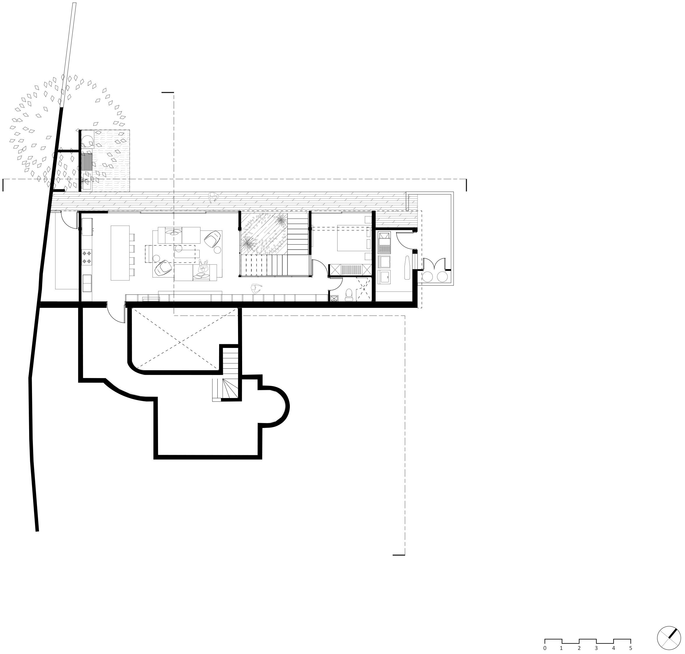 墨西哥老屋 basement 逆袭,变身开放式生活空间-12