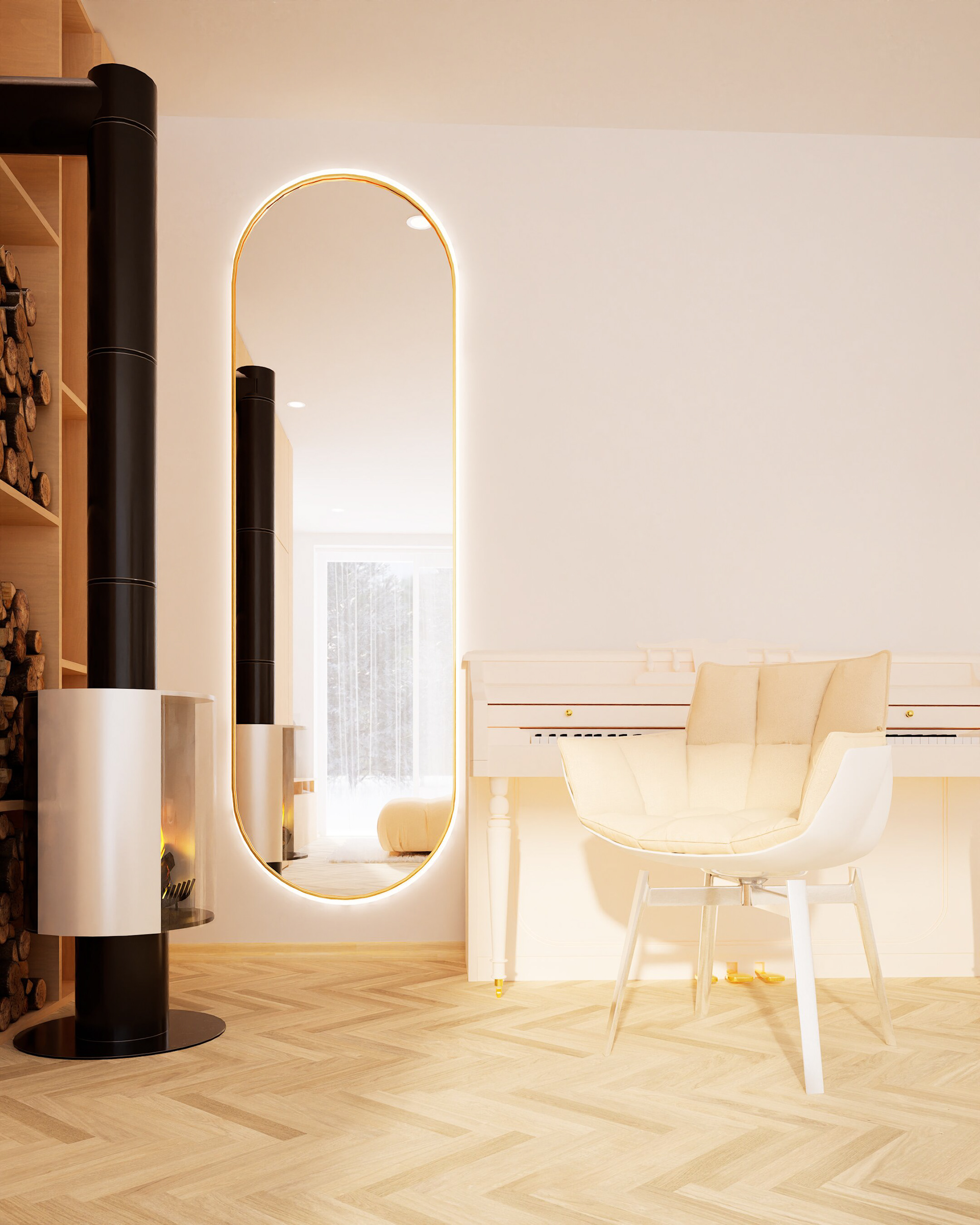 宁静卧室与办公室-4