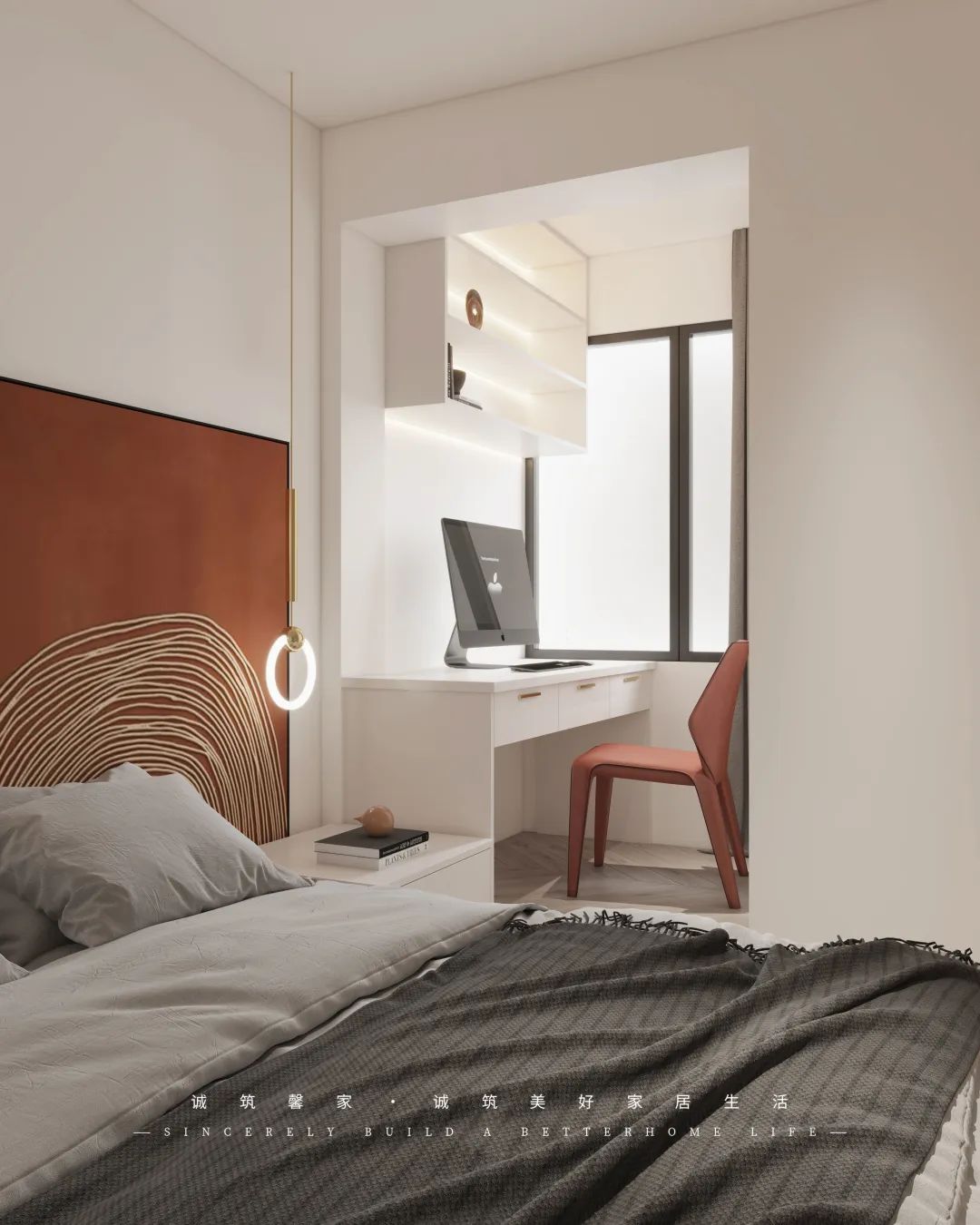 克莱因蓝的现代极简 · 苹果社区诚筑馨家 126㎡平层设计丨诚筑馨家·北京-39