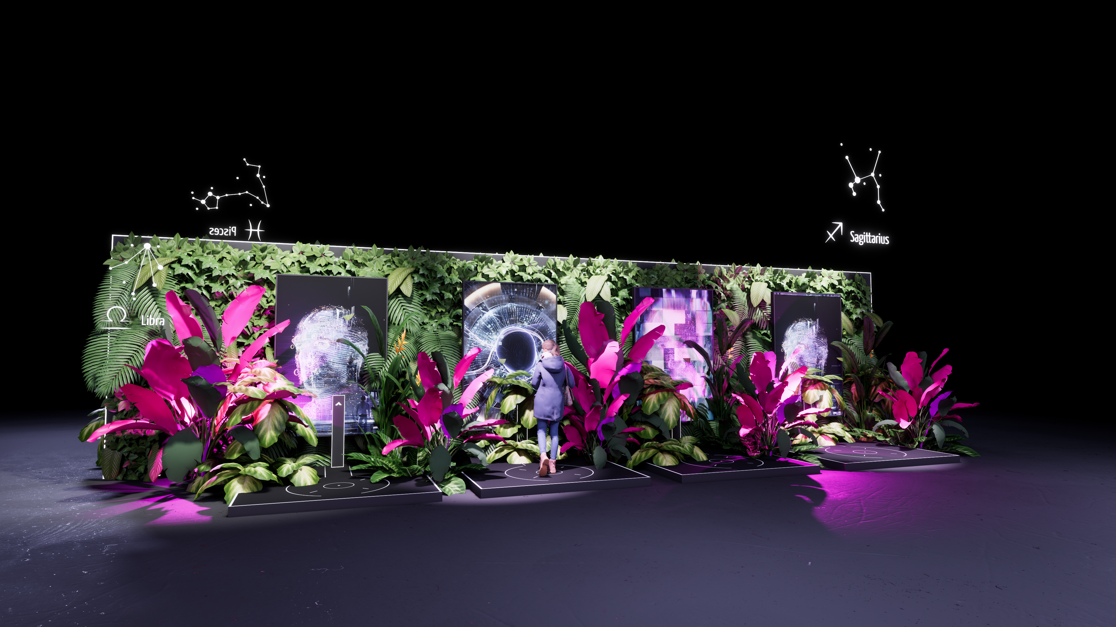 花椒2022 花房之夜年度盛典舞台设计-23