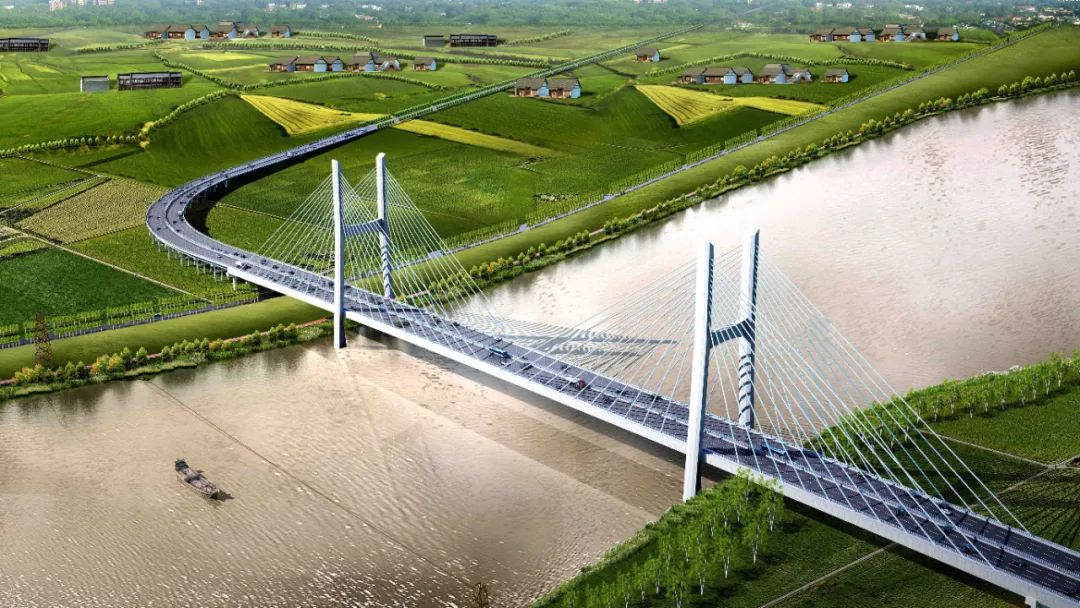 塞上江南新地标！中卫下河沿黄河公路大桥主塔全部封顶-34