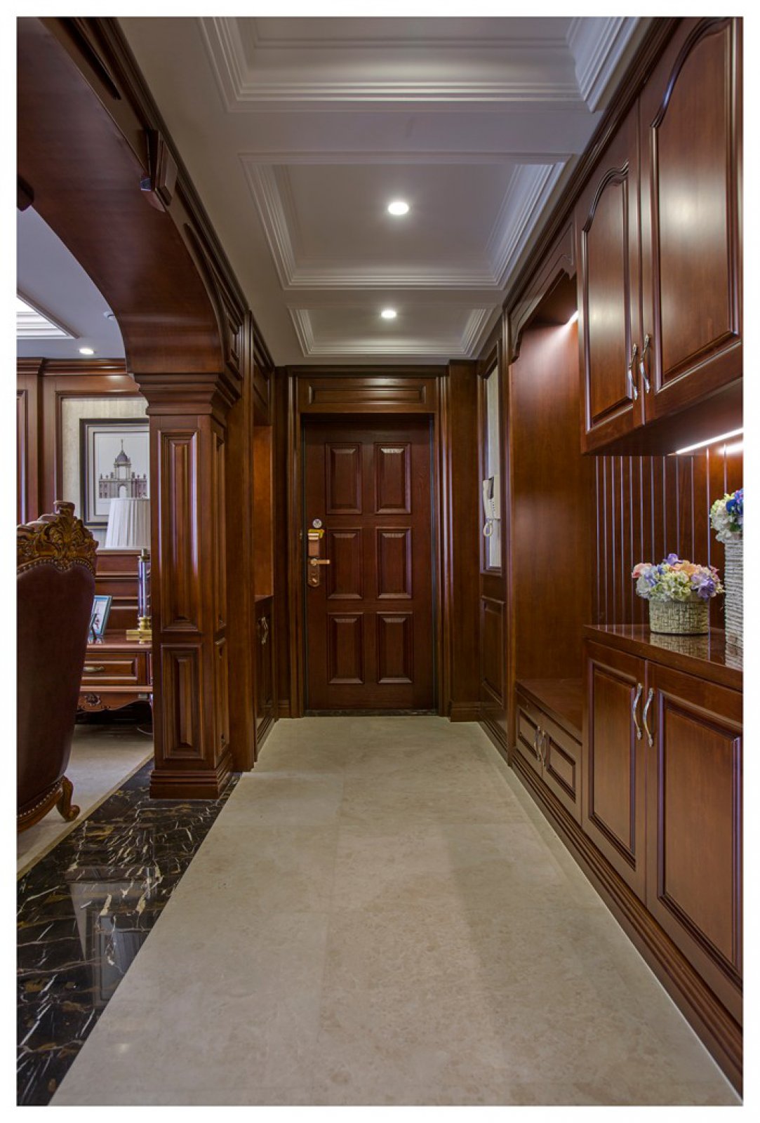 200㎡宁波名仕花园美式新古典住宅设计-8