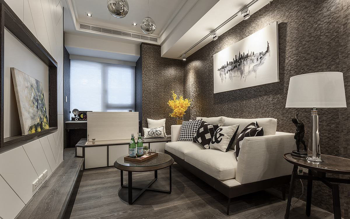 得比空间设计--11坪时尚简约住宅-11