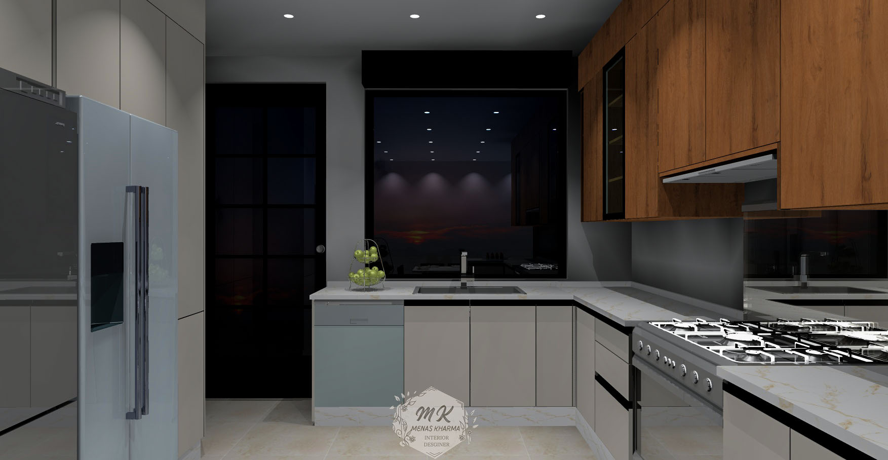 laminate kitchen Modern style-1