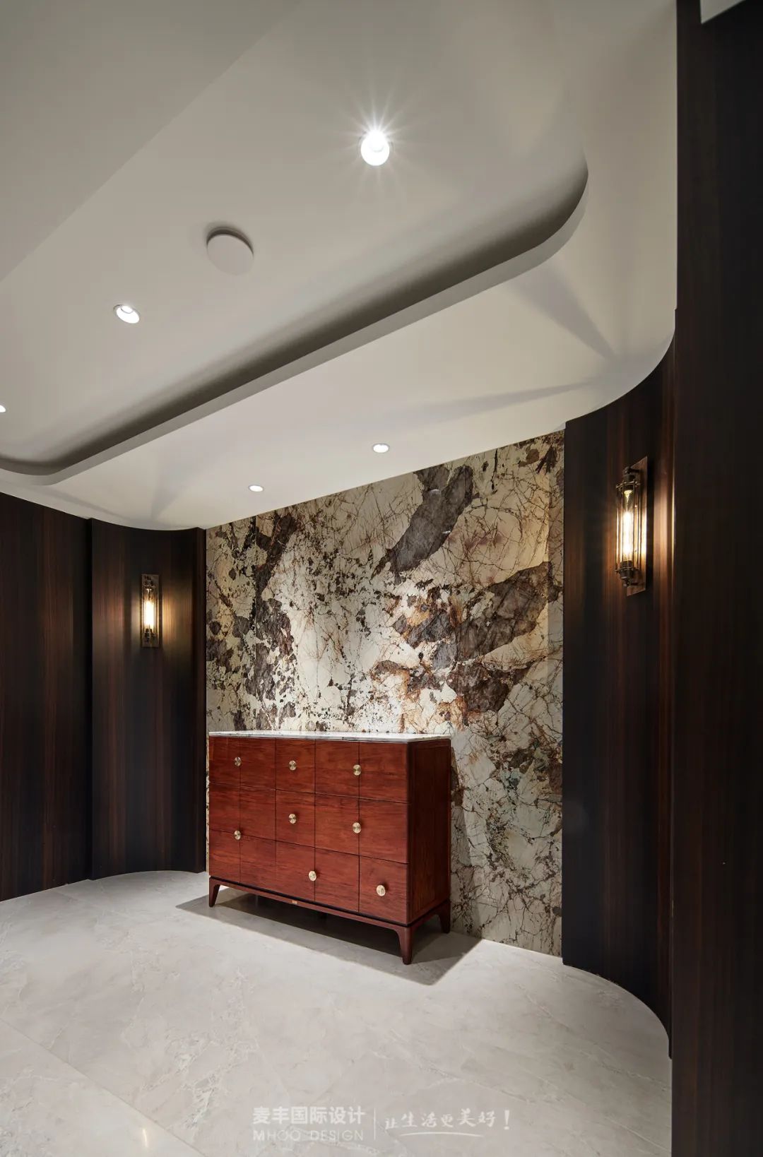 MHOO|市心府360㎡现代风：木中藏雅，无序藏奢-5