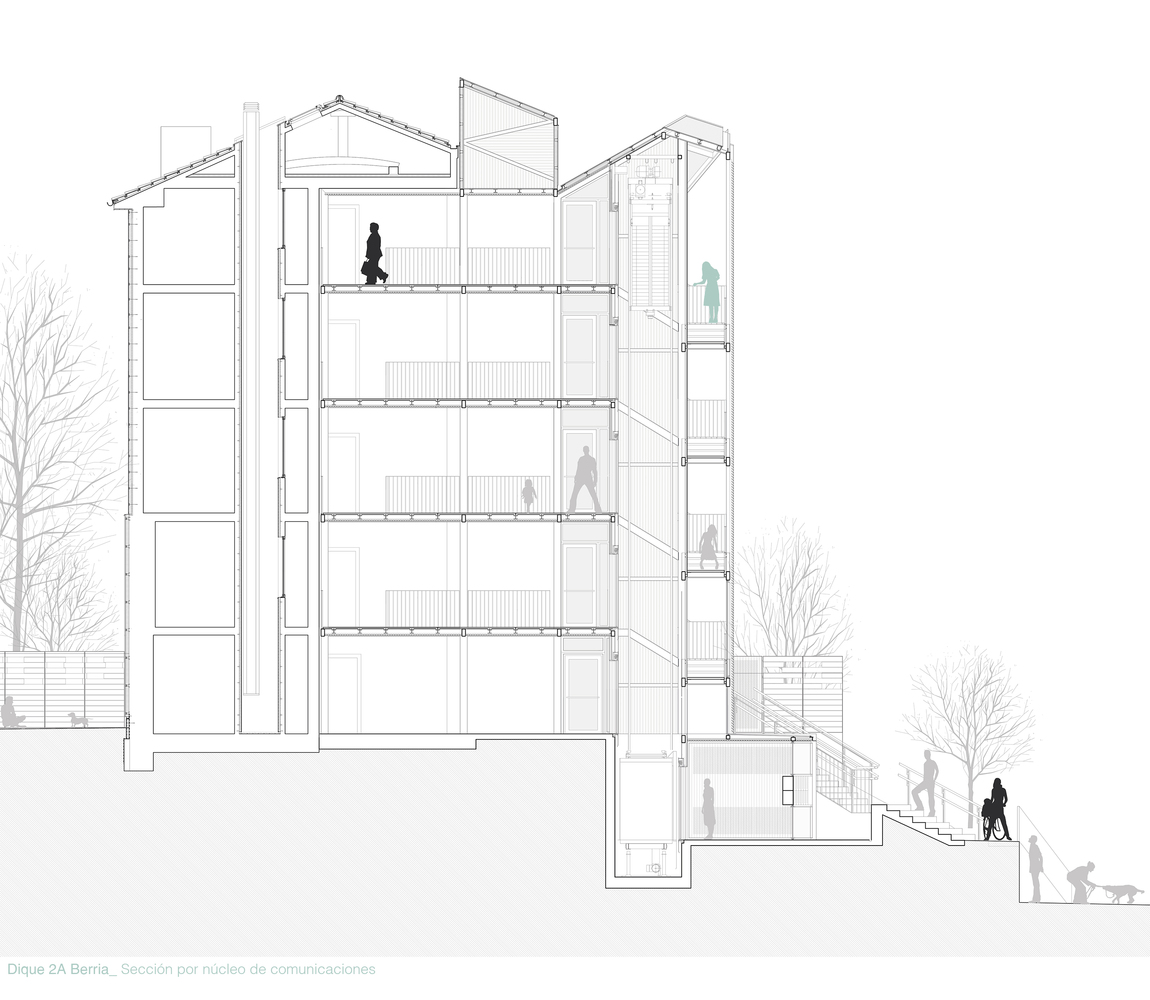 河滨重生 · 2A Dique 街老建筑翻新丨西班牙丨Behark-19