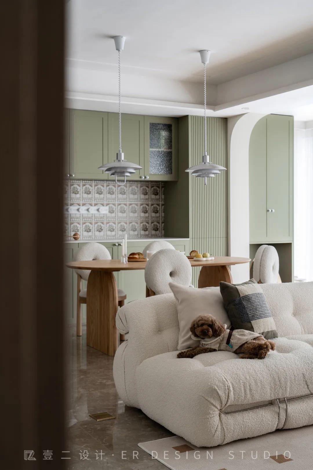 成都奥园云璟绿色混搭风格住宅丨中国成都丨壹二设计-23