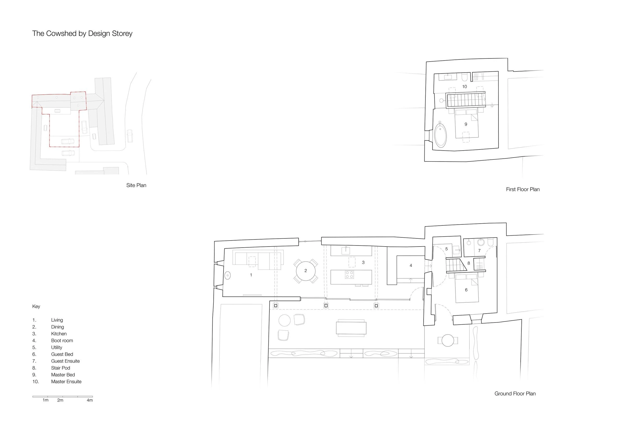 科茨沃尔德牛棚丨英国格洛斯特丨Design Storey-41