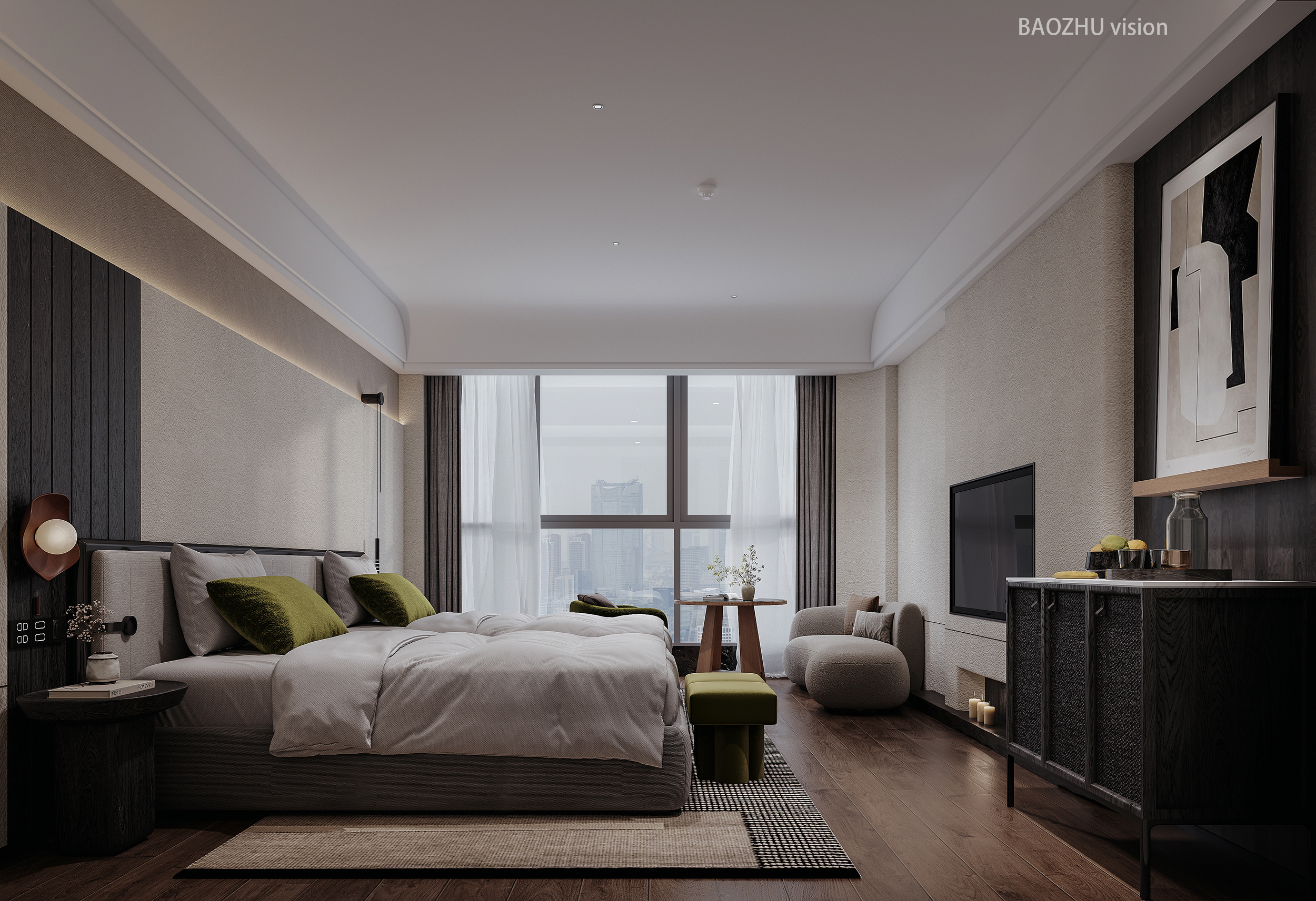 温德姆酒店客房-17