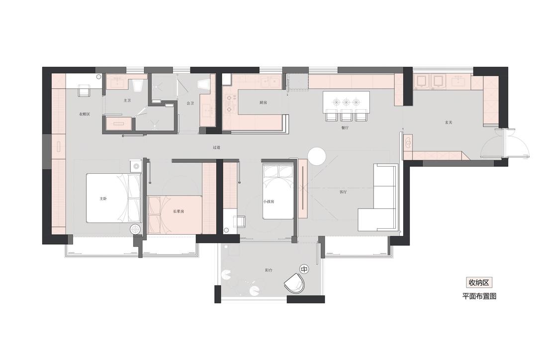 【旧房新装】福田金桂大厦张宅-5