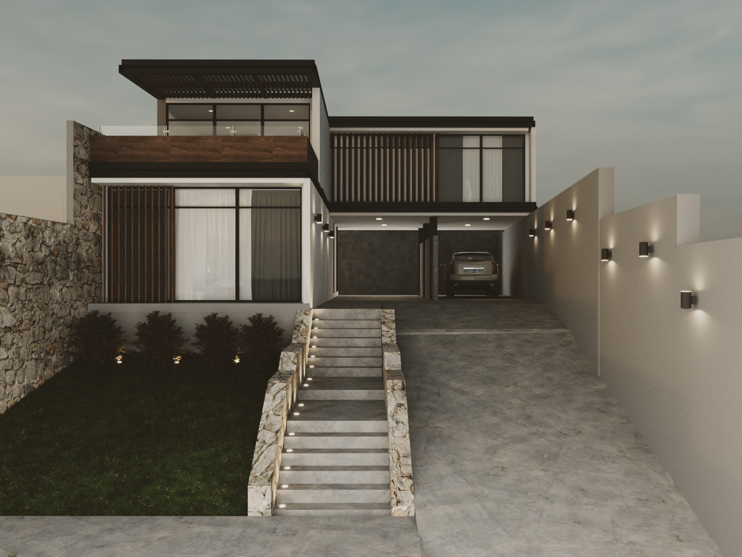 VIVIENDA G  B独栋住宅建筑与室内设计项目-4