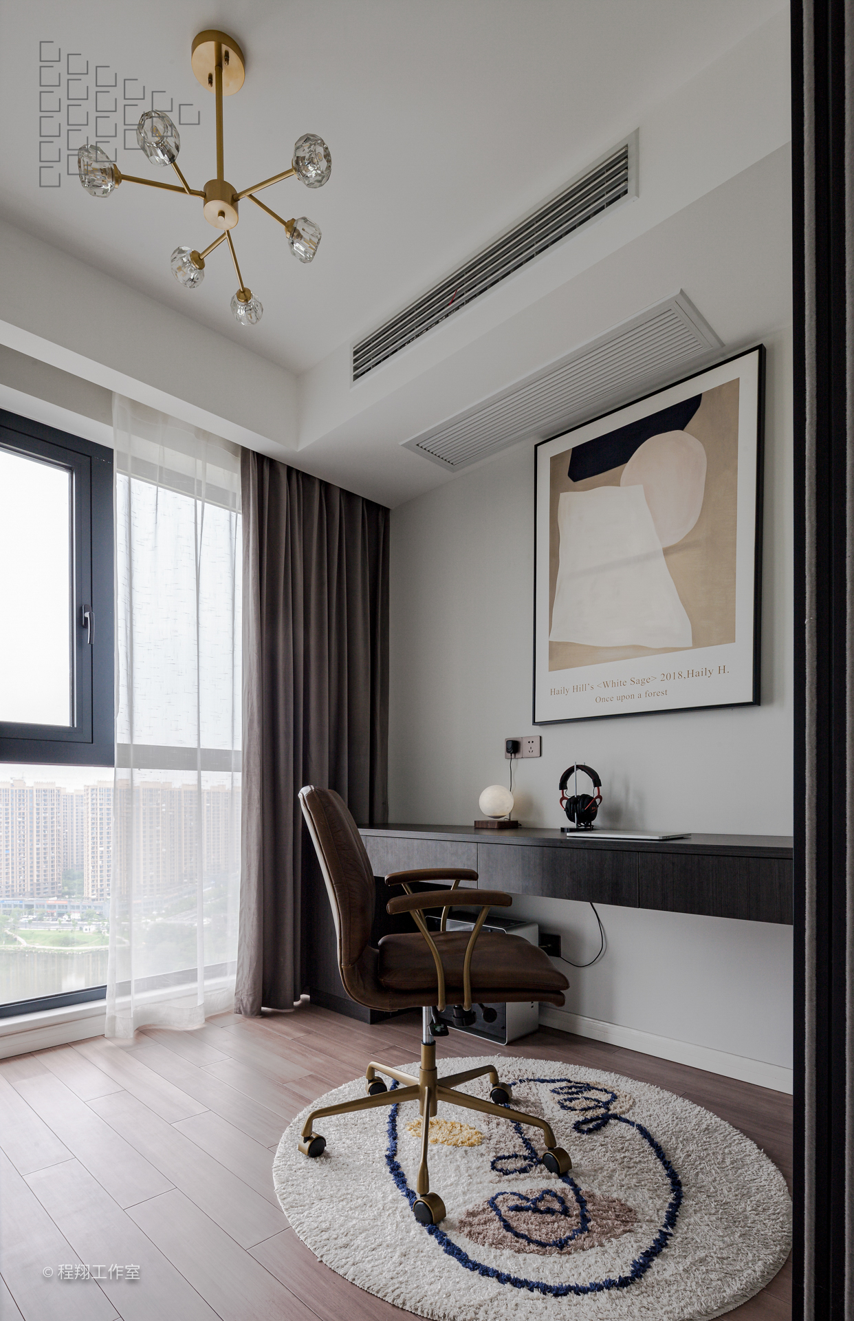 上海现代轻奢平层设计丨中国上海丨恒彩-19