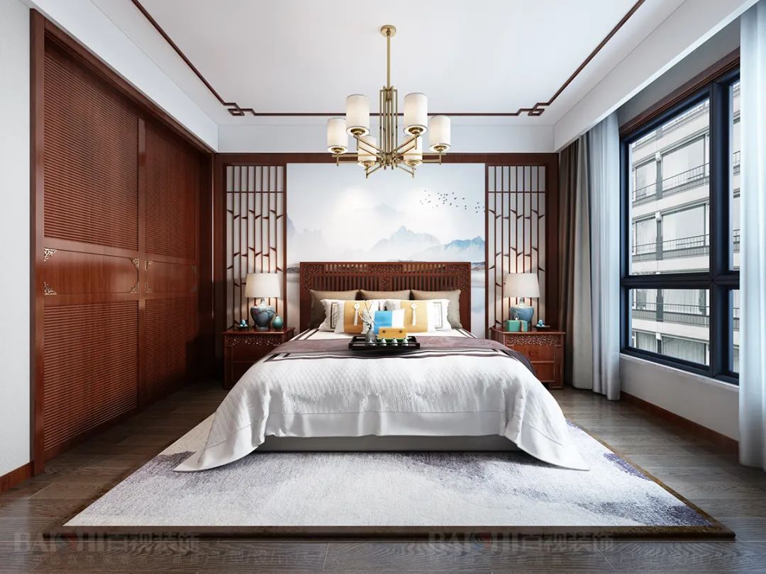 新中式风格设计案例赏析 | 东方美学与现代元素的完美融合-123