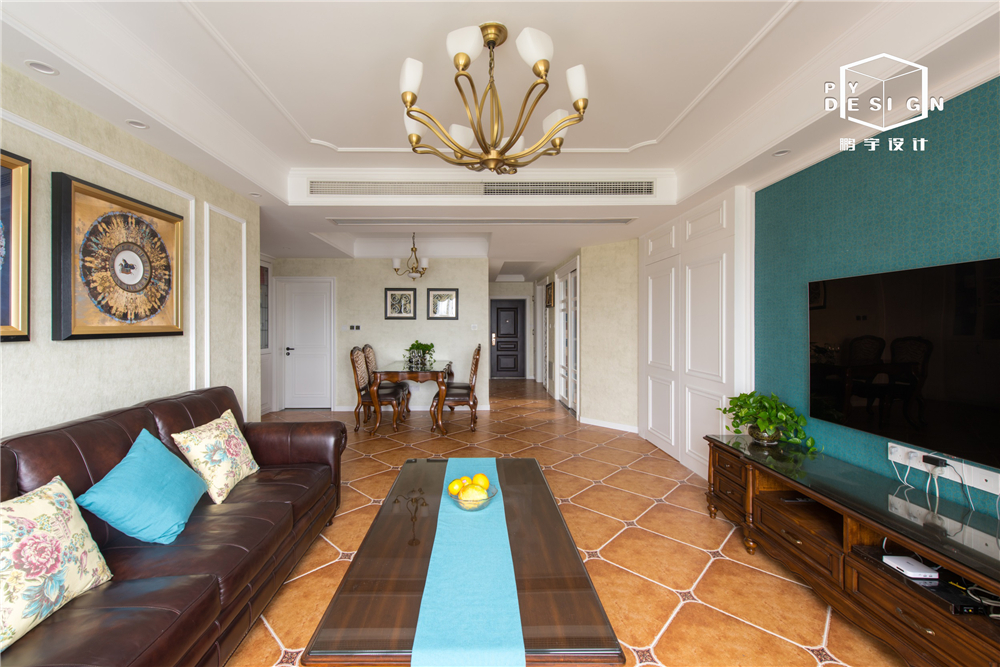 简美风 143㎡还原情深设计 | 复古与时尚的完美融合-6